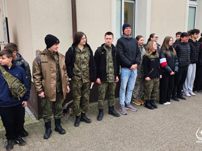 Zdjęcie z gry miejskiej „Wilczym Tropem" 2025