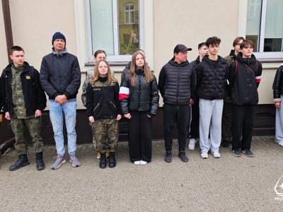 Zdjęcie z gry miejskiej „Wilczym Tropem" 2025