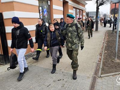 Zdjęcie z gry miejskiej „Wilczym Tropem" 2025