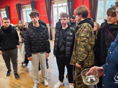 Zdjęcie z gry miejskiej „Wilczym Tropem" 2025