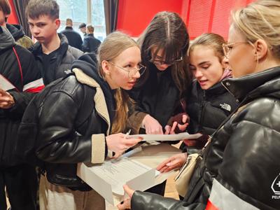 Zdjęcie z gry miejskiej „Wilczym Tropem" 2025