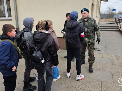 Zdjęcie z gry miejskiej „Wilczym Tropem" 2025