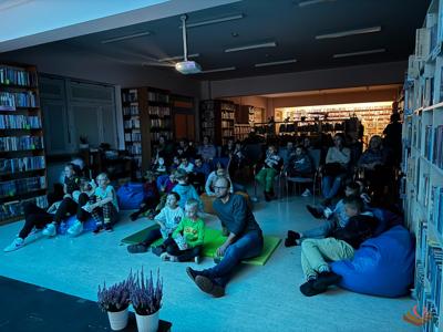 Zdjęcie z Nocy Bibliotek 2024 w Pelplinie 
