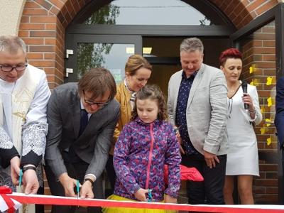 2019 – otwarcie zmodernizowanego przedszkola w Rajkowach