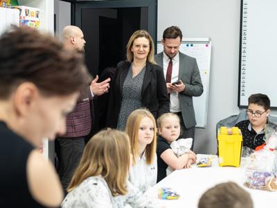 Zdjęcie z wydarzenia podsumowującego zakończenie zintegrowanego projektu rewitalizacyjnego 