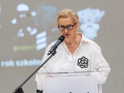 Zdjęcie z rozpoczęcia  roku szkolnego w Gminie Pelplin 