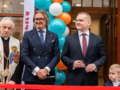 zdjęcie z  uroczystości otwarcie filii biblioteki w Pelplinie 