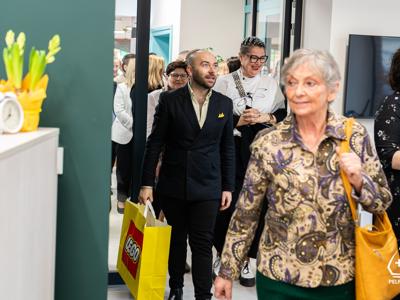 zdjęcie z  uroczystości otwarcie filii biblioteki w Pelplinie 