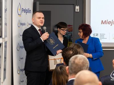 zdjęcie z  uroczystości otwarcie filii biblioteki w Pelplinie 