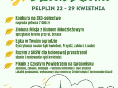 plakat Ty! Dzień Ziemi w Gminie Pelplin 