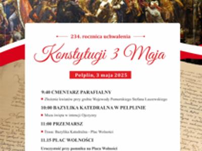 plakat Święto Narodowe Trzeciego Maja 2025