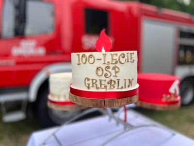 zdjęcie z obchodów 100-lecia OSP w Gręblinie