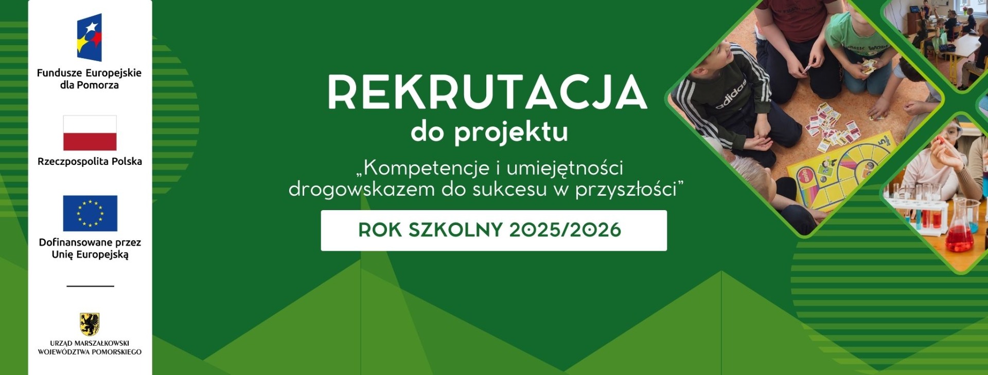 cover photo projekt  „Kompetencje i umiejętności drogowskazem do sukcesu w przyszłości” 