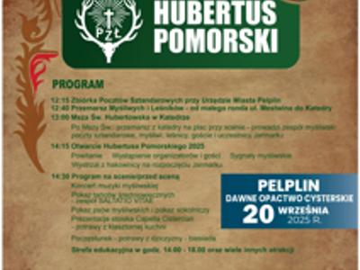 plakat Hubertus Pomorski 2025 w Pelplinie