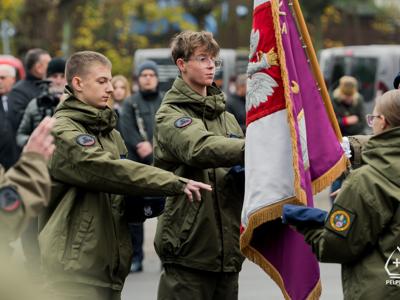 zdjęcie z Obchodów Narodowego Święta Niepodległości w Pelplinie 2025 r.