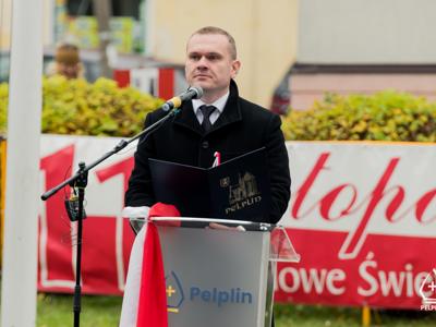 zdjęcie z Obchodów Narodowego Święta Niepodległości w Pelplinie 2025 r.