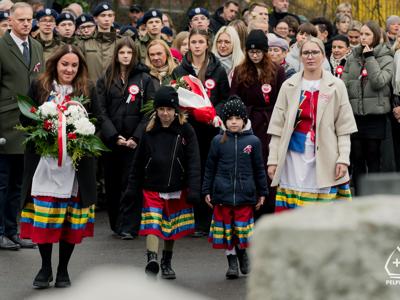 zdjęcie z Obchodów Narodowego Święta Niepodległości w Pelplinie 2025 r.