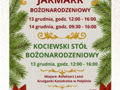 plakat Cysterski Jarmark Bożoarodzeniowy