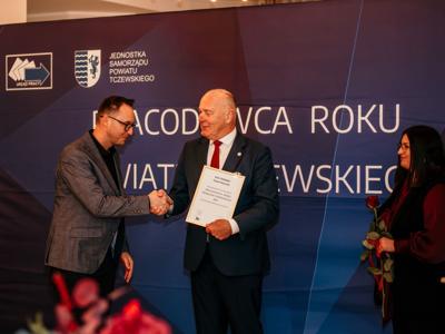 zdjęcie z X Gali Konkursu Pracodawca Roku Powiatu Tczewskiego