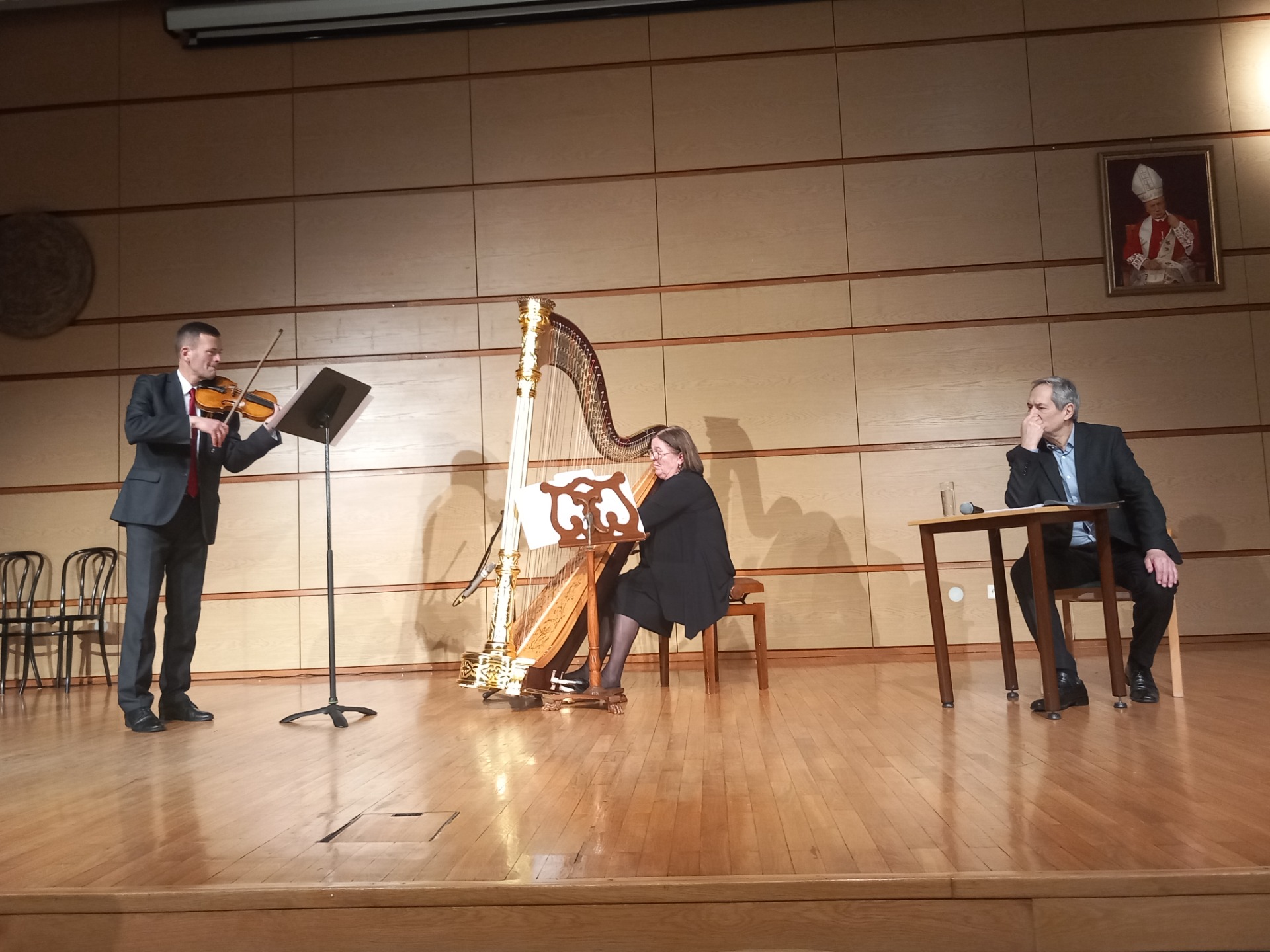 Pelplińscy licealiści na warszawskich uroczystościach poświęconych swojemu Patronowie