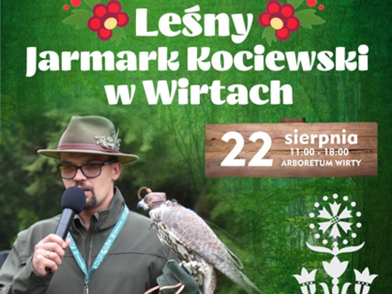Leśny Jarmark Kociewski w Wirtach. Rękodzieło, kuchnia regionalna i folklor 22 sierpnia