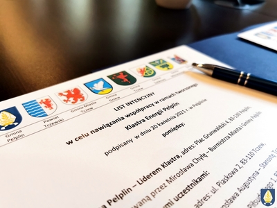Uroczystość podpisania listu intencyjnego w sprawie klastra energii 