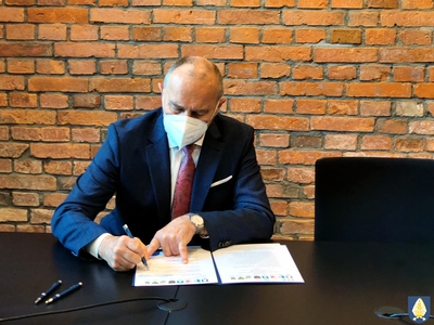 Uroczystość podpisania listu intencyjnego w sprawie klastra energii 