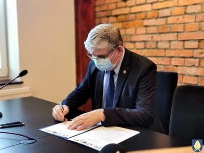Uroczystość podpisania listu intencyjnego w sprawie klastra energii 