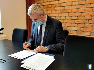 Uroczystość podpisania listu intencyjnego w sprawie klastra energii 