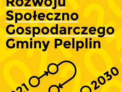 plakat Strategia Rozwoju Społeczno – Gospodarczego Gminy Pelplin na lata 2021 – 2030