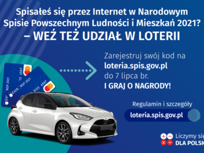 plakat loteria spis powszechny 