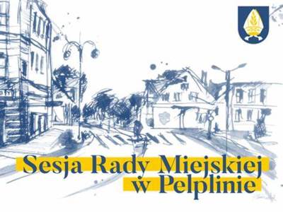 grafika Sesja Rady Miejskiej w Pelplinie