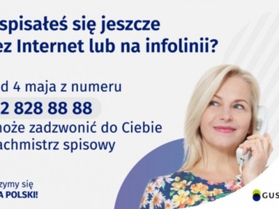 grafika od 4 maja br. pracę rozpoczynają rachmistrzowie telefoniczni
