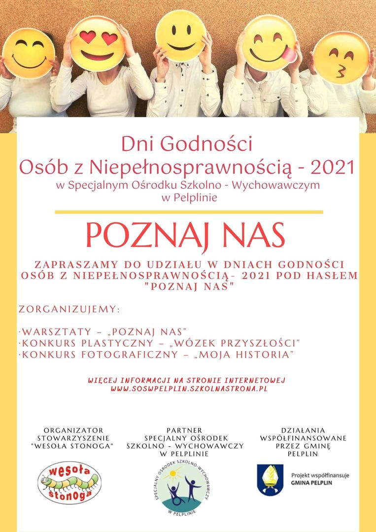 Plakat Dni Godności Osób z Niepełnosprawnością 2021