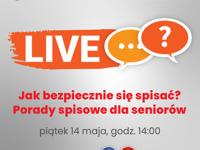 Grafika Jak bezpiecznie się spisać? Porady spisowe dla seniorów