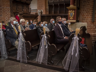 Zdjęcie z koncertu „Te Deum”, który odbył się w pelplińskiej katedrze.