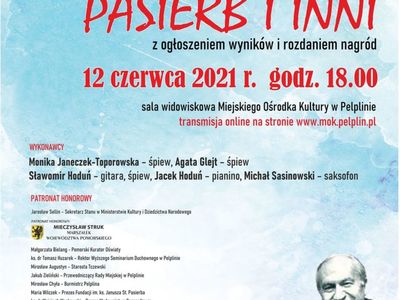 Koncert finałowy XXV Pomorskiego Festiwalu Poetyckiego im. ks. Janusza St. Pasierba.