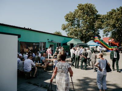 Zdjęcie z pikniku ekologicznego „Dzień Kuropatwy” w Rajkowach 
