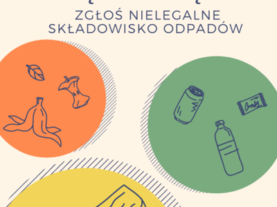grafika Nie bądź obojętny! Zgłoś nielegalne składowisko odpadów