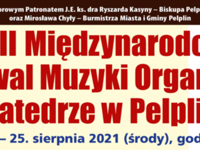 grafika festiwal organowy pelplin 2021