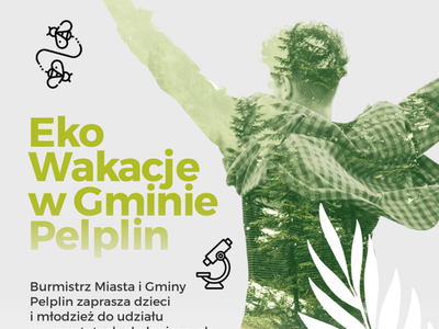 Plakat eko wakacje 