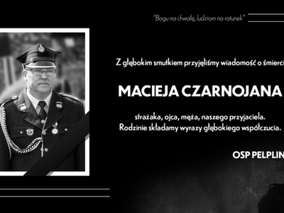 informacja o śmierci Maciej Czarnojan 
