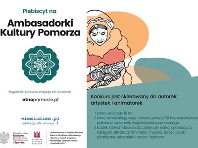 grafika plebiscyt „Ambasadorki Kultury Pomorza”