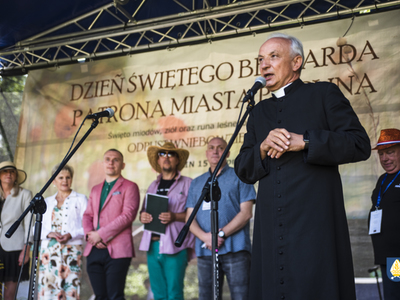 zdjęcie z obchodów Dnia św. Bernarda – Patrona Miasta Pelplin 2021