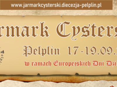 tło XX Jarmark Cysterski w Pelplinie