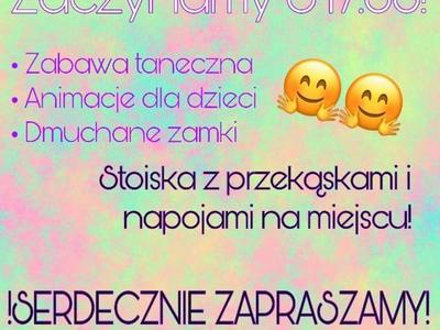 plakat festyn w Kulicach
