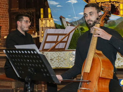 zdjęcie z zakończenia Międzynarodowego Festiwalu Muzyki Organowej w Pelplinie 