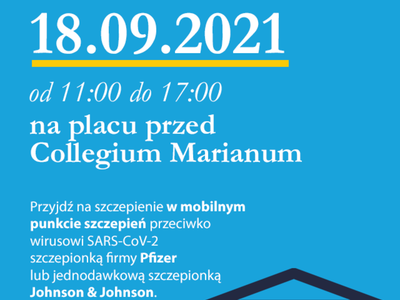Plakat z informacjami o wydarzeniu