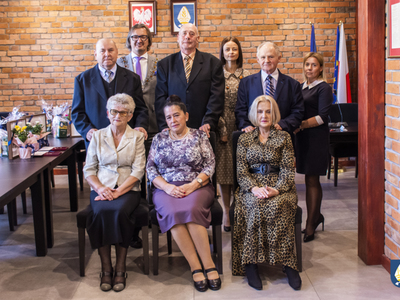 zdjęcie z uroczystości wręczenia Medali za Długoletnie Pożycie Małżeńskie