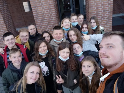 członkowie klubu młodzieżowego w Pelplinie